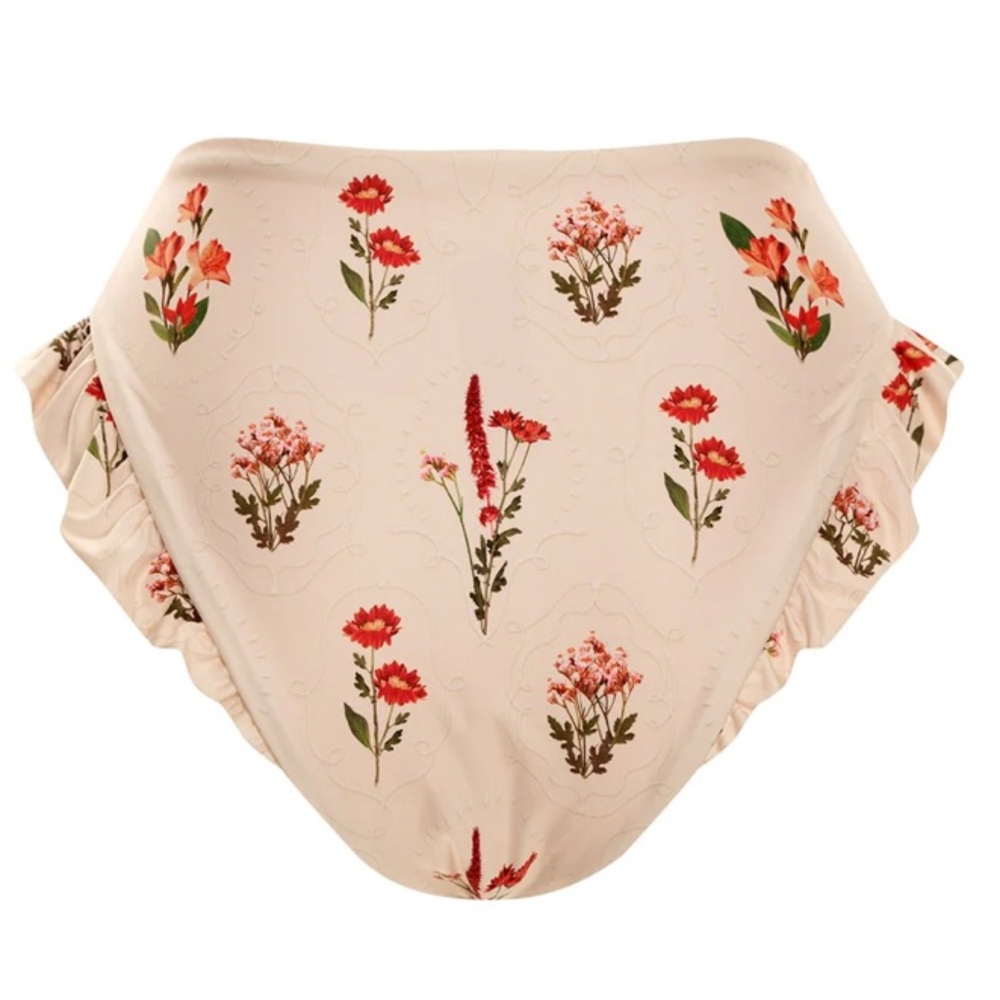 Agua by Agua Bendita Simbolo Kiwi Oasis Bikini Top & Bottom Bikini Set - Picture 7 of 7
